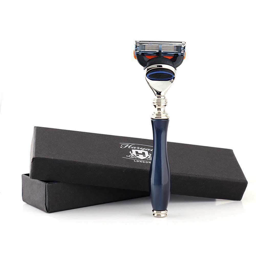 Haryali's 5 Edge Shaving Razor - Blue - HARYALI LONDON