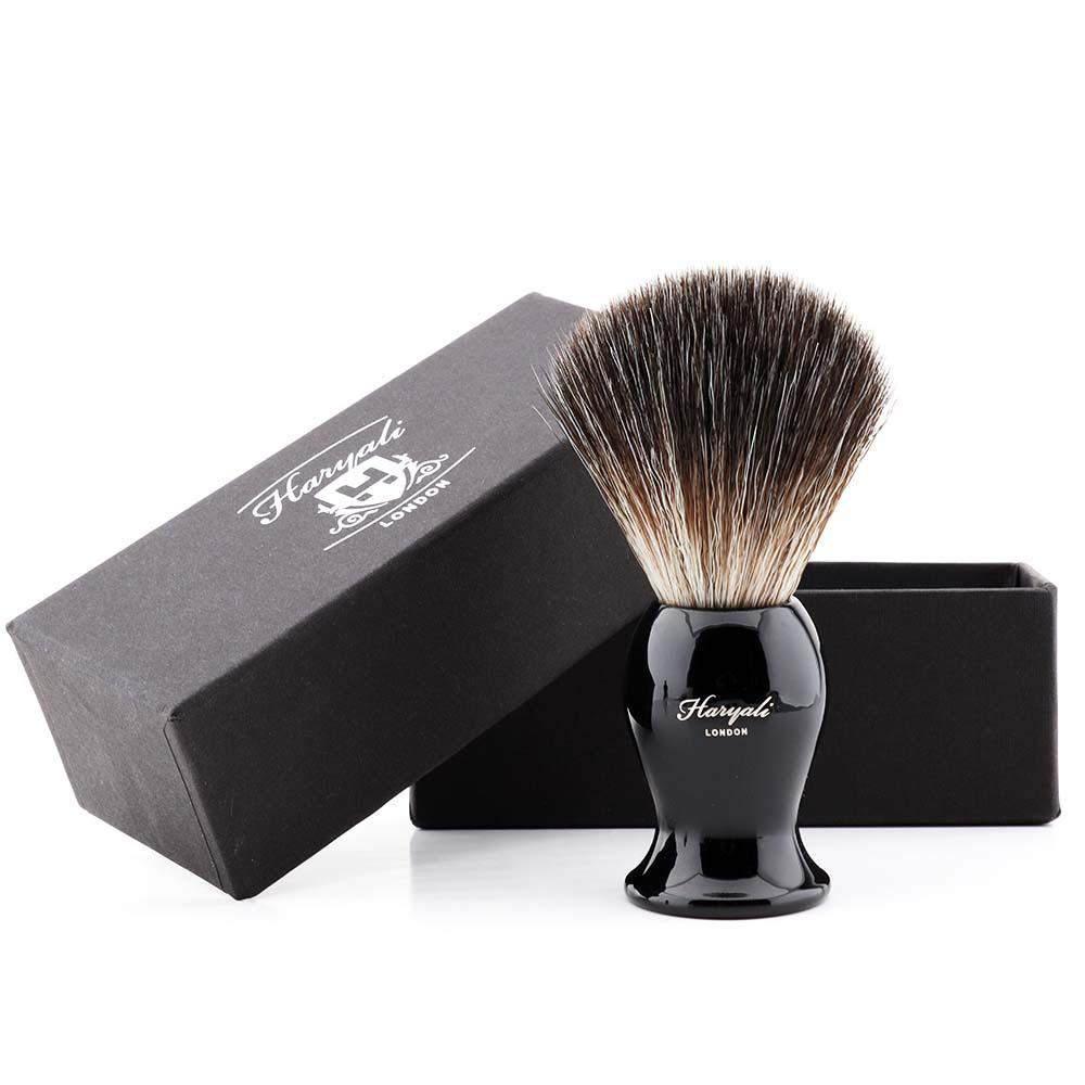 Haryali's Grace Synthetic Black Hair Shaving Brush - HARYALI LONDON