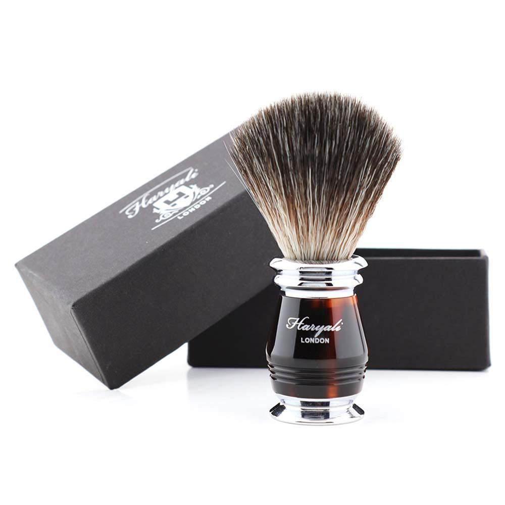 Haryali's Grove Synthetic Black Hair Shaving Brush - HARYALI LONDON