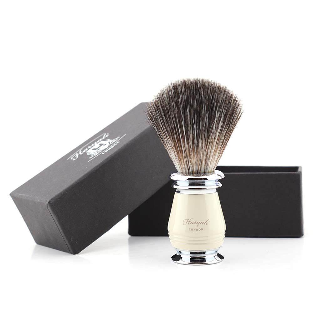 Haryali's Grove Synthetic Black Hair Shaving Brush - HARYALI LONDON