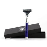 Haryali's Round 3 Edge Shaving Razor - Blue