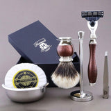 Haryali's Vase Range Silvertip Badger Hair Shaving Kit