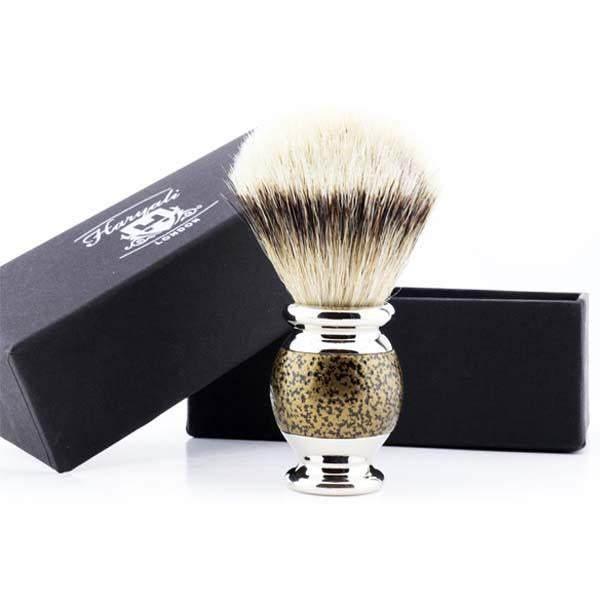 Haryali's Vase Silvertip Badger Shaving Brush - HARYALI LONDON