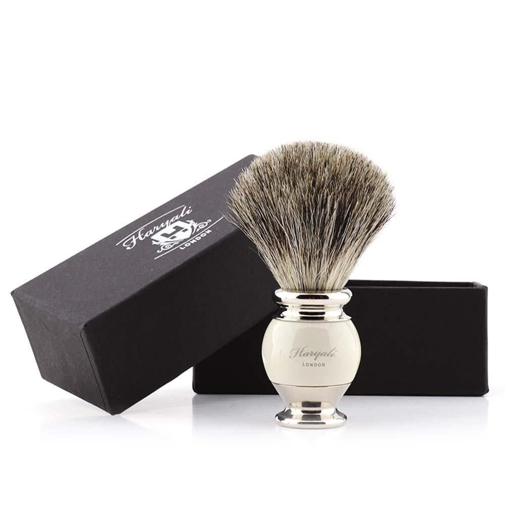 Haryali's Vase Super Badger Shaving Brush - HARYALI LONDON