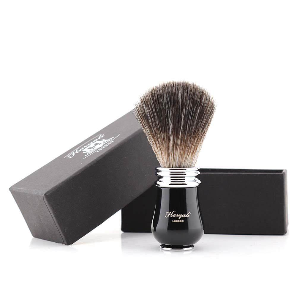 Haryali's Victoria Synthetic Black Hair Shaving Brush - HARYALI LONDON