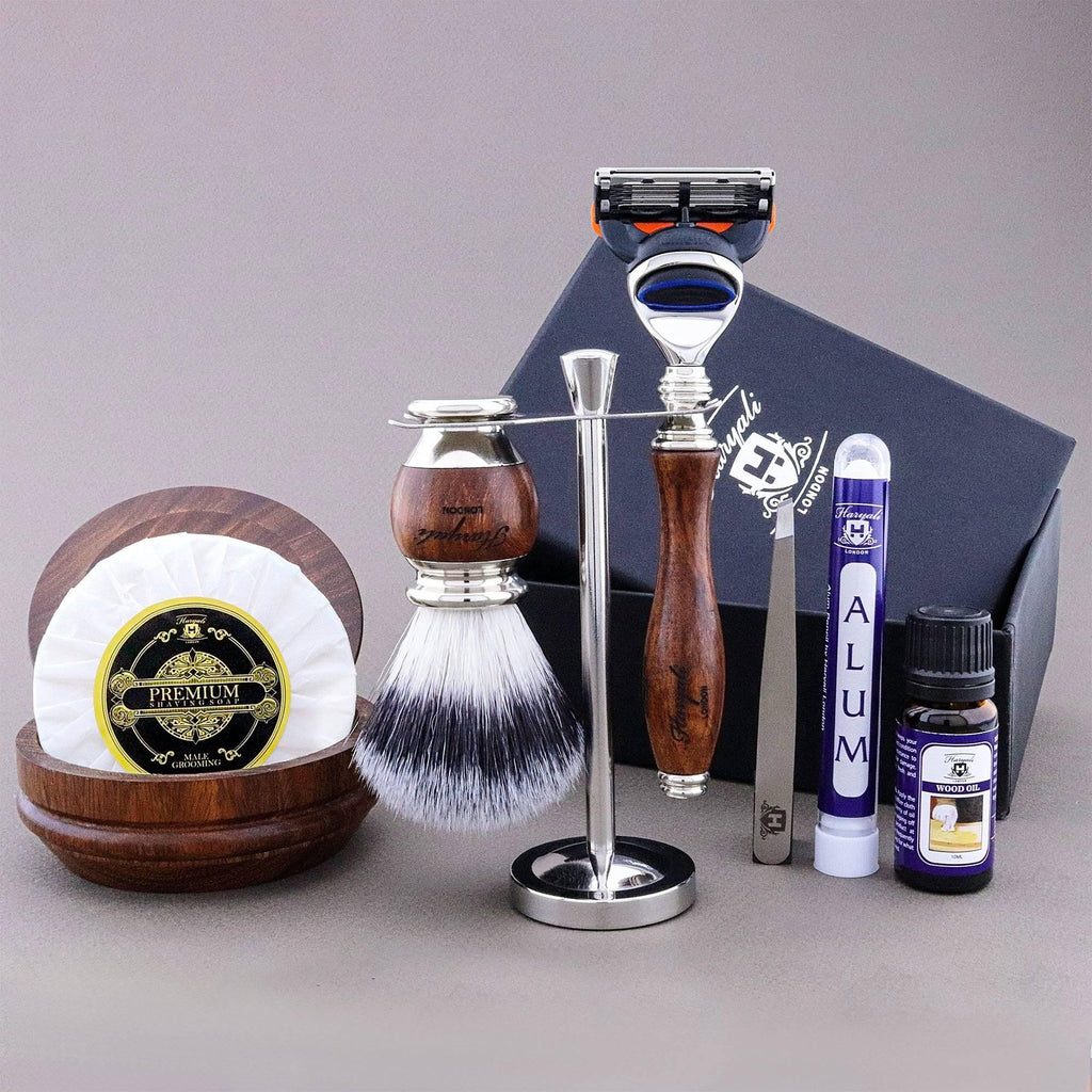 Haryali's Wooden Range Shaving Kit