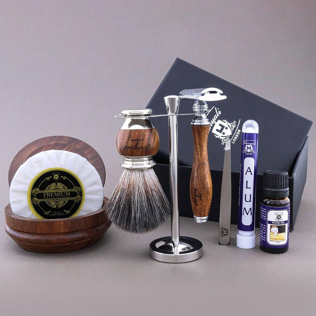 Haryali's Wooden Range Shaving Kit