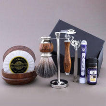 Load image into Gallery viewer, Haryali&#39;s Wooden Range Shaving Kit