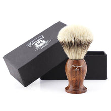 Load image into Gallery viewer, Haryali&#39;s Wooden Silvertip Badger Shaving Brush - HARYALI LONDON