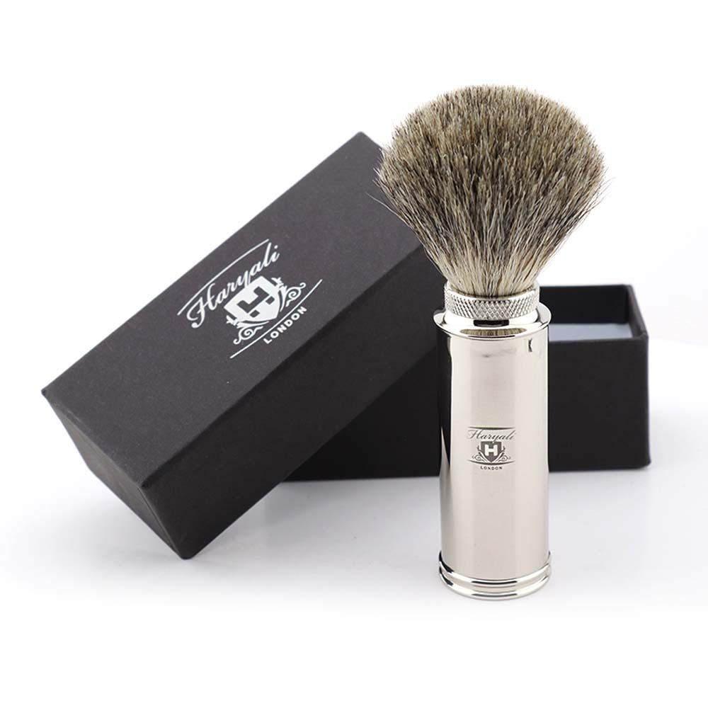 Haryali Travel Super Badger Shaving Brush - HARYALI LONDON