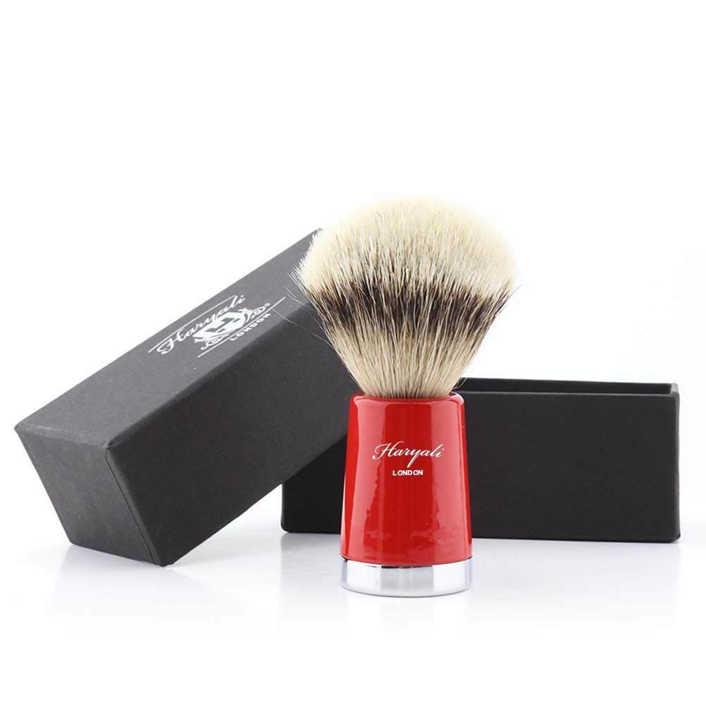 Super Taper Silvertip Badger Shaving Brush - HARYALI LONDON