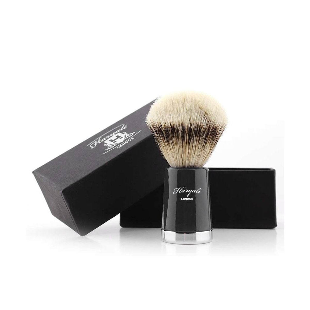 Super Taper Silvertip Badger Shaving Brush - HARYALI LONDON