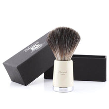 Load image into Gallery viewer, Super Taper Synthetic Black Hair Shaving Brush - HARYALI LONDON