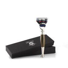 Load image into Gallery viewer, Tandoori Antique 5 Edge Shaving Razor - Gold - HARYALI LONDON